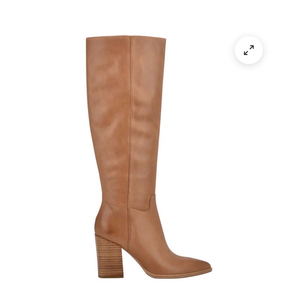 Sz 8 - Nine West Brixe Knee High Heeled Boot